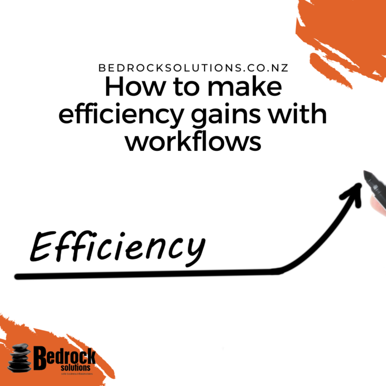 How to make efficiency gains with workflows Bedrock Solutions